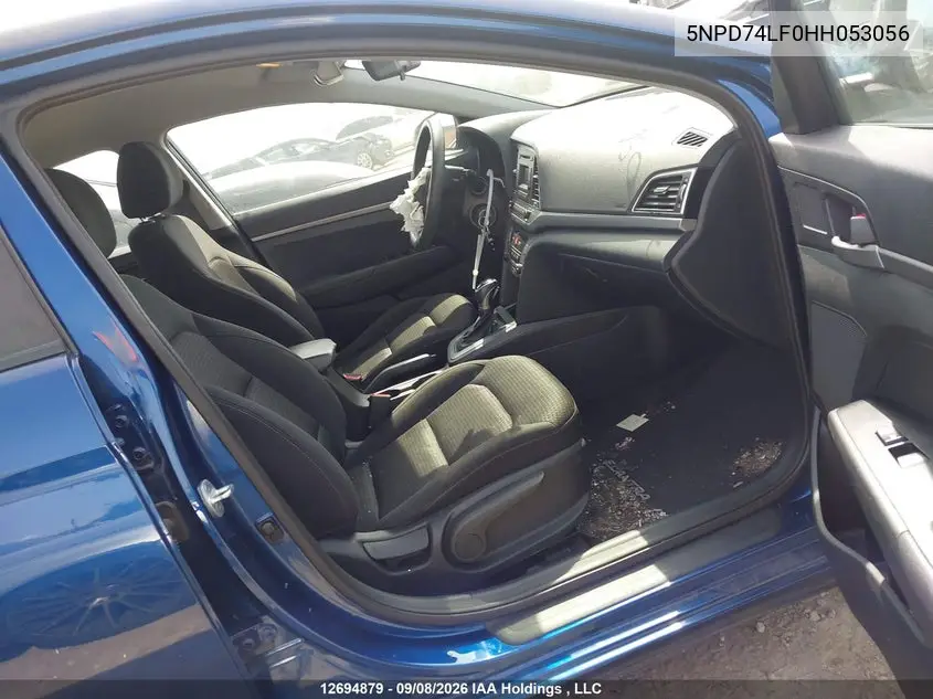 2017 HYUNDAI ELANTRA VIN 5NPD74LF0HH053056 — фото 5