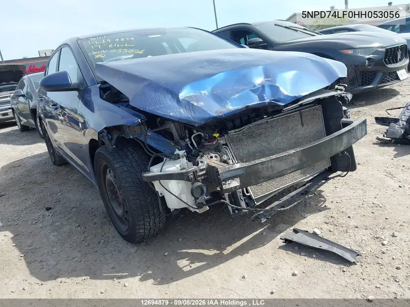 2017 HYUNDAI ELANTRA VIN 5NPD74LF0HH053056 — фото 6