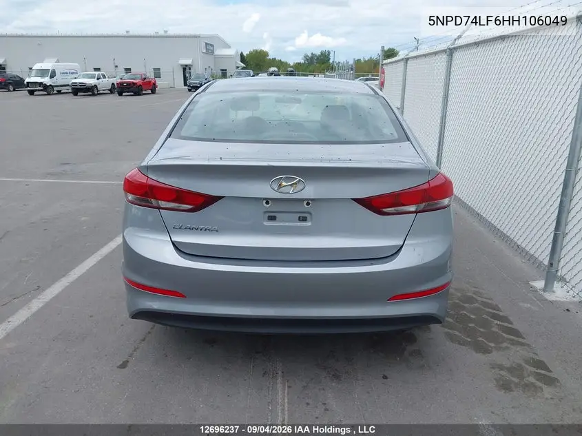 2017 HYUNDAI ELANTRA VIN 5NPD74LF6HH106049 — фото 17