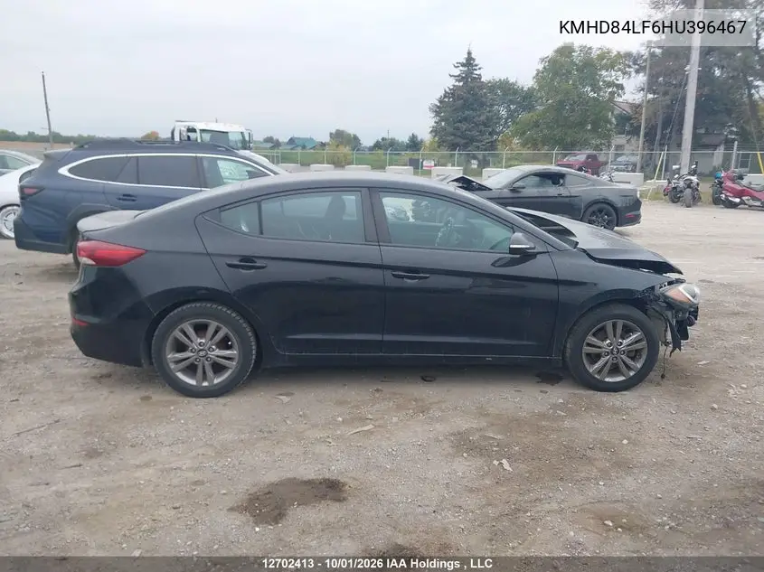 2017 HYUNDAI ELANTRA VIN KMHD84LF6HU396467 — фото 12