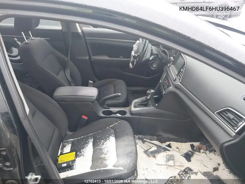 2017 HYUNDAI ELANTRA VIN KMHD84LF6HU396467 — фото 5