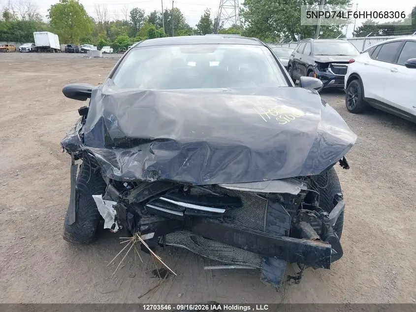 2017 HYUNDAI ELANTRA VIN 5NPD74LF6HH068306 — фото 12