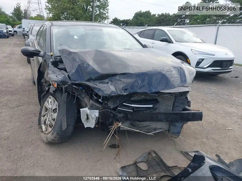 2017 HYUNDAI ELANTRA VIN 5NPD74LF6HH068306 — фото 6