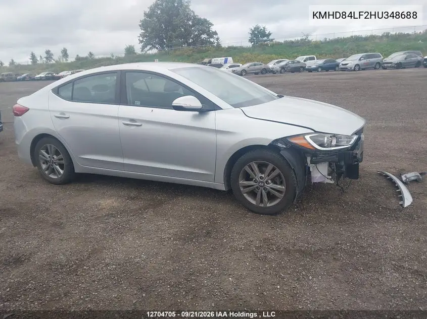 2017 HYUNDAI ELANTRA VIN KMHD84LF2HU348688 — фото 14