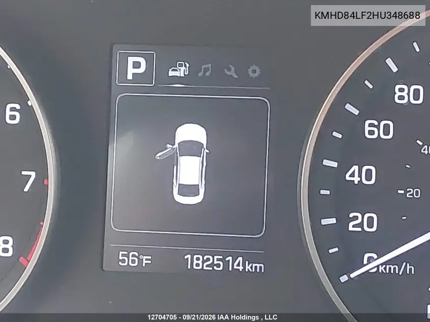 2017 HYUNDAI ELANTRA VIN KMHD84LF2HU348688 — фото 16