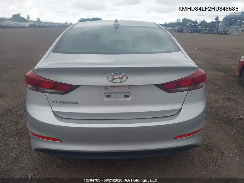 2017 HYUNDAI ELANTRA VIN KMHD84LF2HU348688 — фото 17