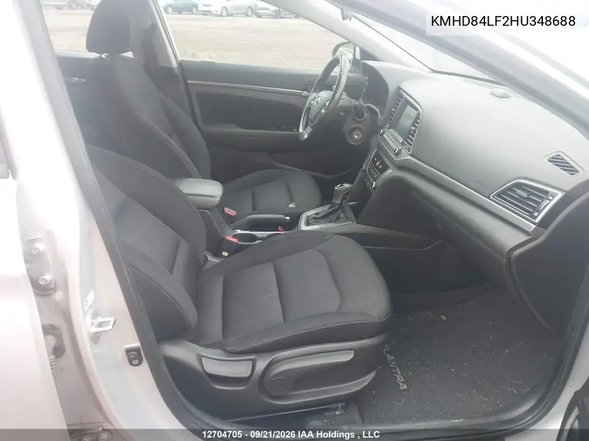 2017 HYUNDAI ELANTRA VIN KMHD84LF2HU348688 — фото 5