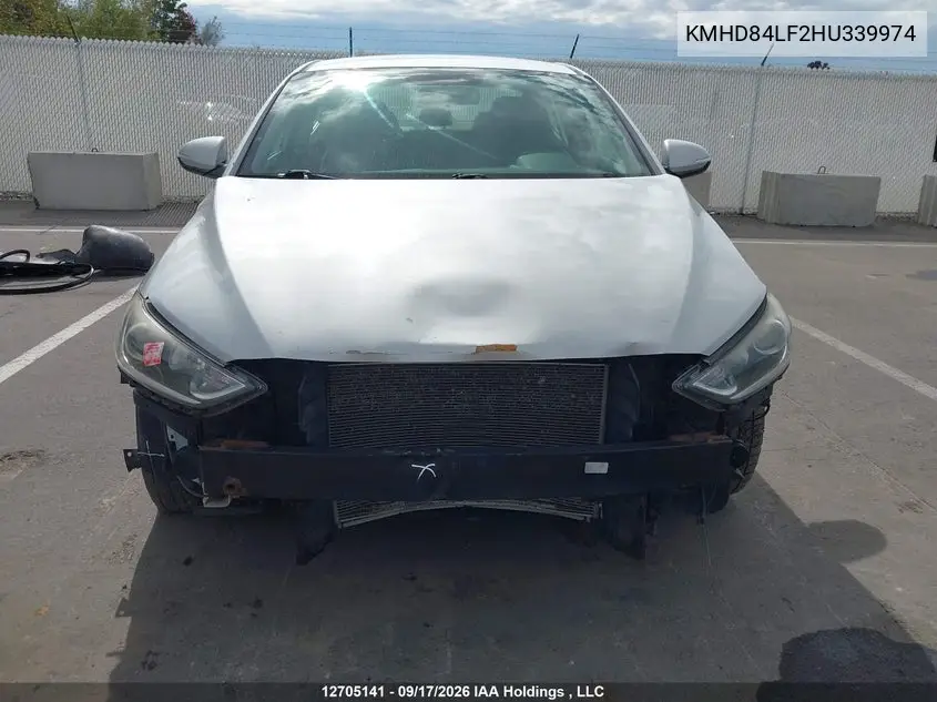 2017 HYUNDAI ELANTRA VIN KMHD84LF2HU339974 — фото 13