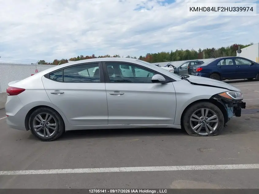 2017 HYUNDAI ELANTRA VIN KMHD84LF2HU339974 — фото 14