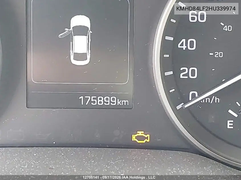 2017 HYUNDAI ELANTRA VIN KMHD84LF2HU339974 — фото 16