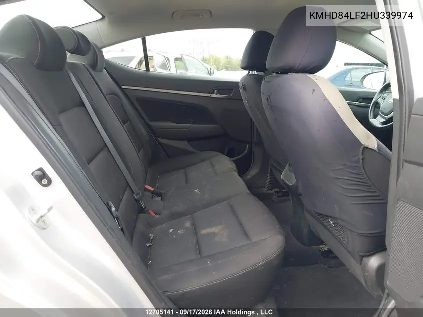2017 HYUNDAI ELANTRA VIN KMHD84LF2HU339974 — фото 8