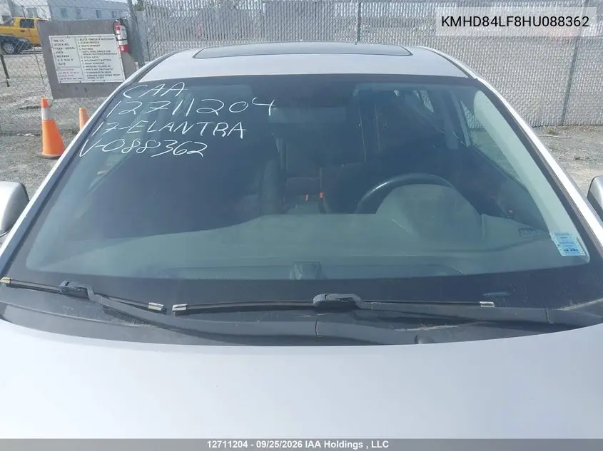 2017 HYUNDAI ELANTRA VIN KMHD84LF8HU088362 — фото 17
