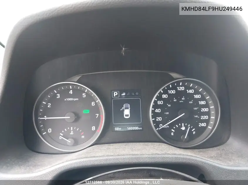 2017 HYUNDAI ELANTRA VIN KMHD84LF9HU249446 — фото 7