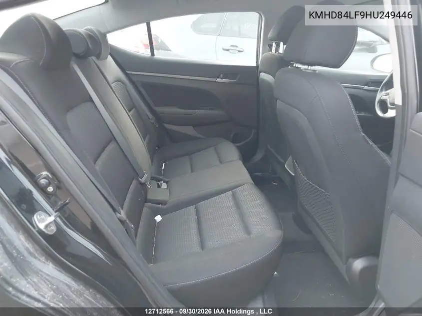 2017 HYUNDAI ELANTRA VIN KMHD84LF9HU249446 — фото 8