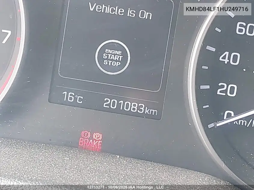 2017 HYUNDAI ELANTRA VIN KMHD84LF1HU249716 — фото 16