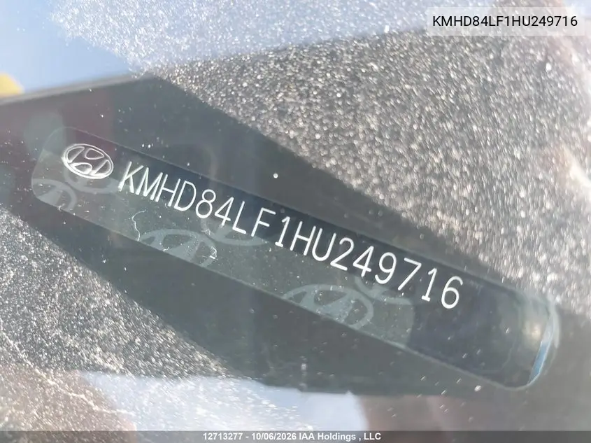2017 HYUNDAI ELANTRA VIN KMHD84LF1HU249716 — фото 18