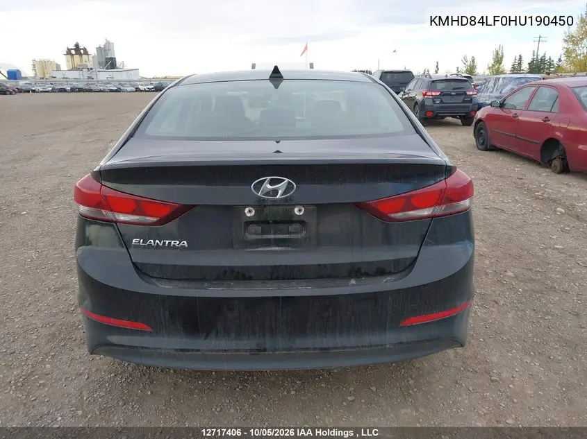 2017 HYUNDAI ELANTRA VIN KMHD84LF0HU190450 — фото 16