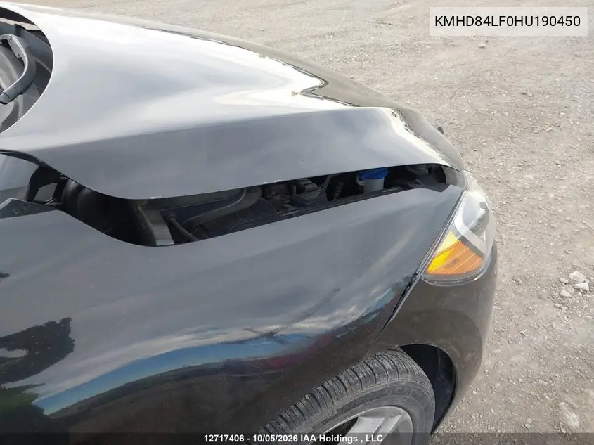 2017 HYUNDAI ELANTRA VIN KMHD84LF0HU190450 — фото 21