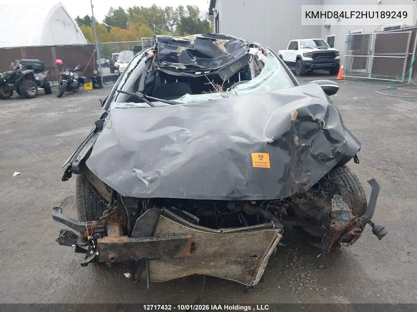 2017 HYUNDAI ELANTRA VIN KMHD84LF2HU189249 — фото 11