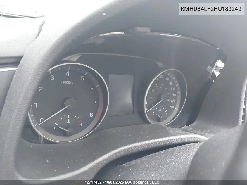 2017 HYUNDAI ELANTRA VIN KMHD84LF2HU189249 — фото 7