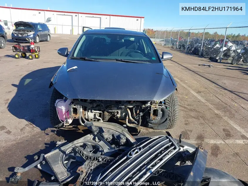 2017 HYUNDAI ELANTRA VIN KMHD84LF2HU171964 — фото 13