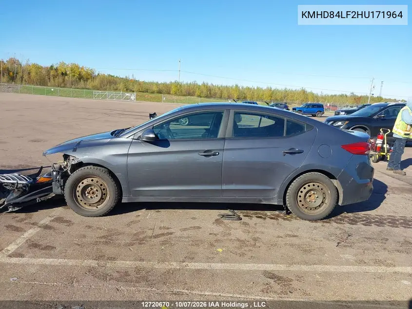 2017 HYUNDAI ELANTRA VIN KMHD84LF2HU171964 — фото 15