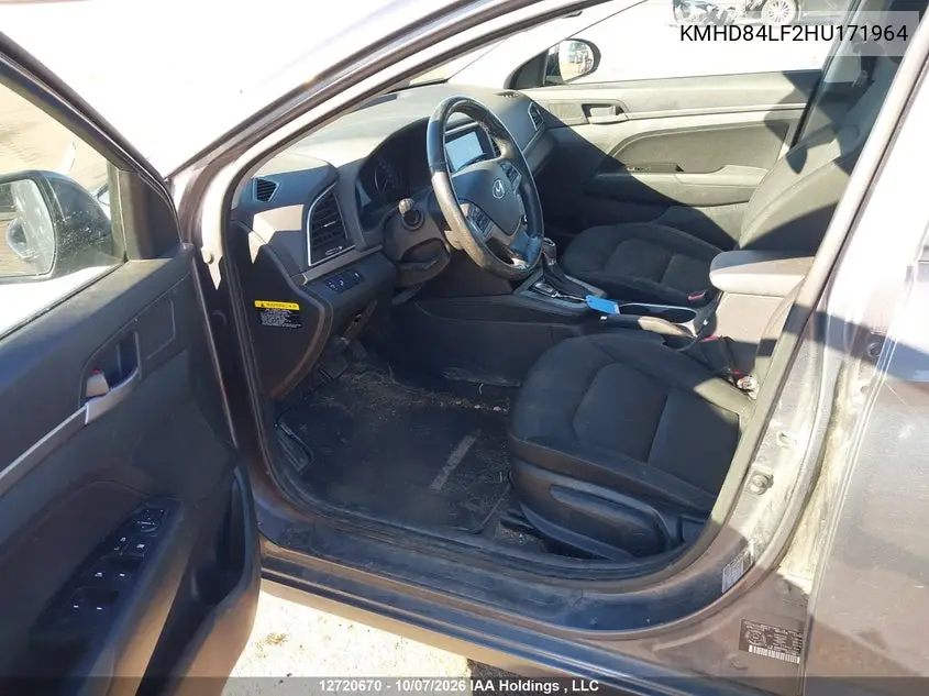 2017 HYUNDAI ELANTRA VIN KMHD84LF2HU171964 — фото 20