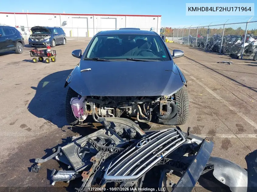 2017 HYUNDAI ELANTRA VIN KMHD84LF2HU171964 — фото 6