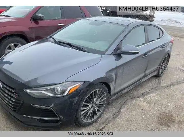 2017 HYUNDAI ELANTRA VIN KMHD04LB1HU354437 — фото 15