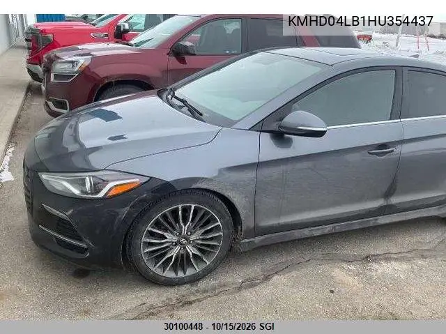 2017 HYUNDAI ELANTRA VIN KMHD04LB1HU354437 — фото 6