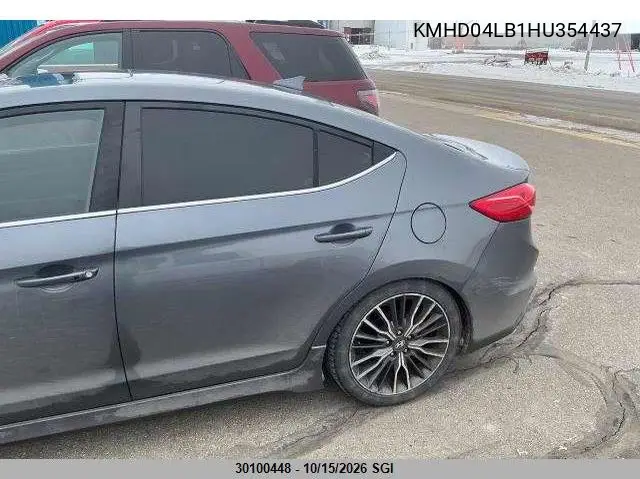 2017 HYUNDAI ELANTRA VIN KMHD04LB1HU354437 — фото 7