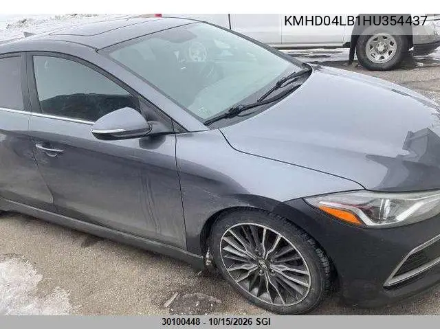 2017 HYUNDAI ELANTRA VIN KMHD04LB1HU354437 — фото 9