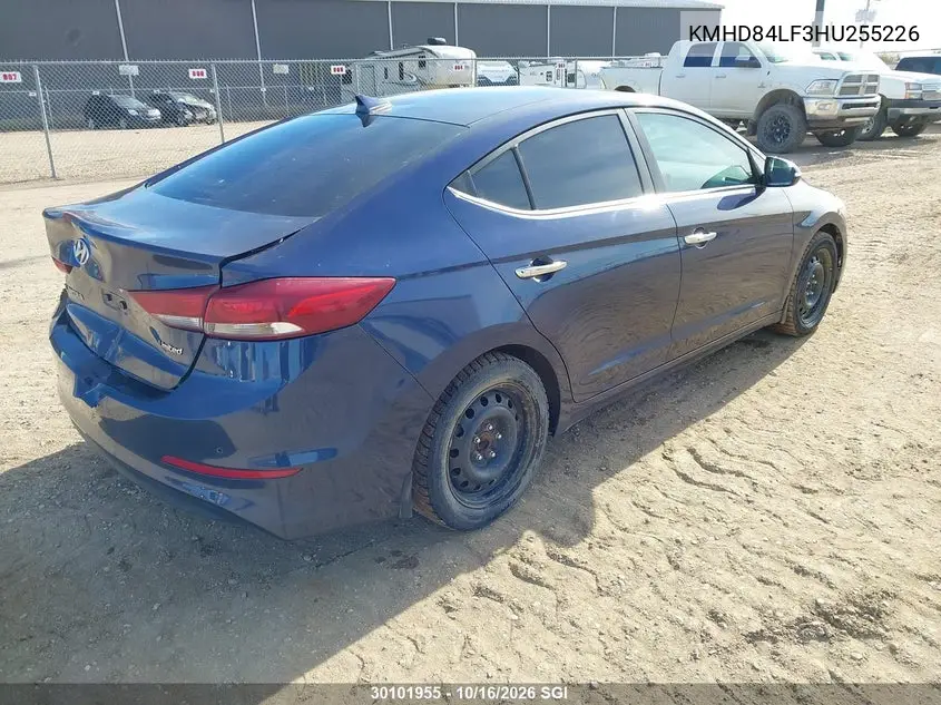 2017 HYUNDAI ELANTRA VIN KMHD84LF3HU255226 — фото 4