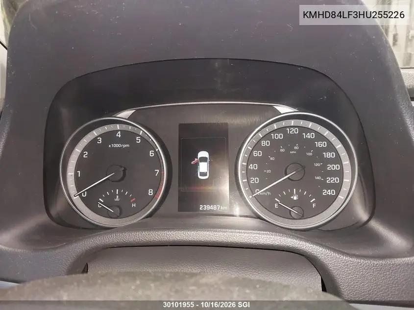 2017 HYUNDAI ELANTRA VIN KMHD84LF3HU255226 — фото 7