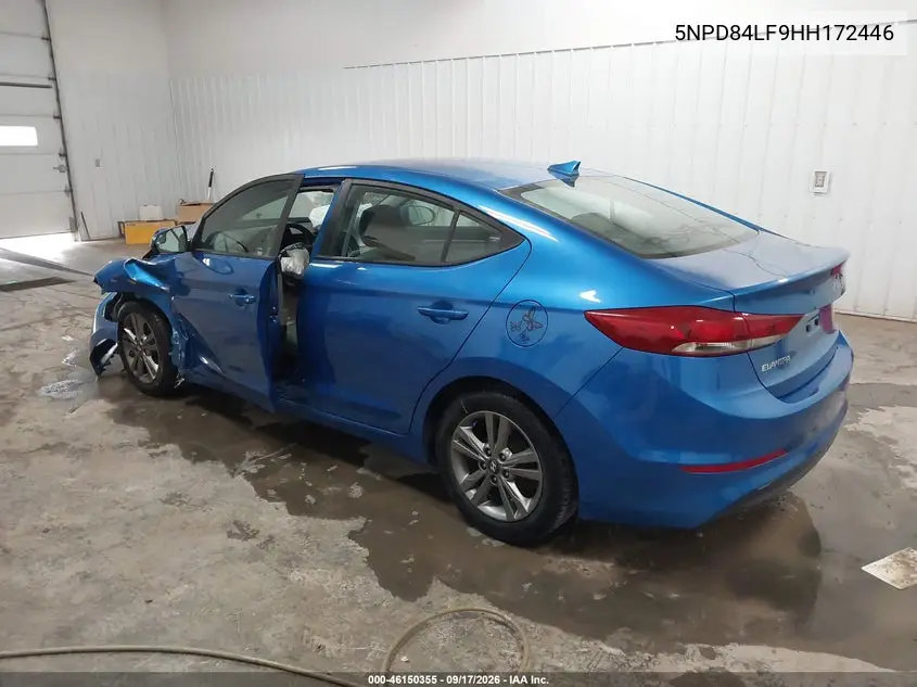 2017 HYUNDAI ELANTRA VIN 5NPD84LF9HH172446 — фото 3