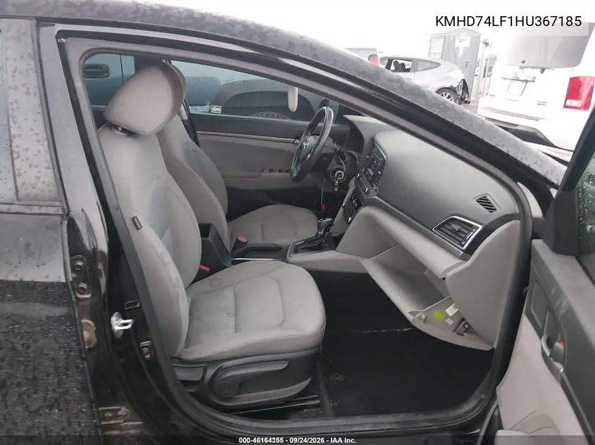 2017 HYUNDAI ELANTRA VIN KMHD74LF1HU367185 — фото 5