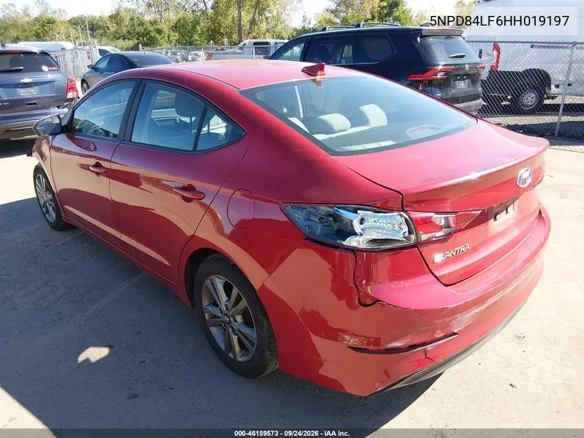 2017 HYUNDAI ELANTRA VIN 5NPD84LF6HH019197 — фото 3