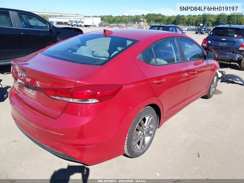 2017 HYUNDAI ELANTRA VIN 5NPD84LF6HH019197 — фото 4