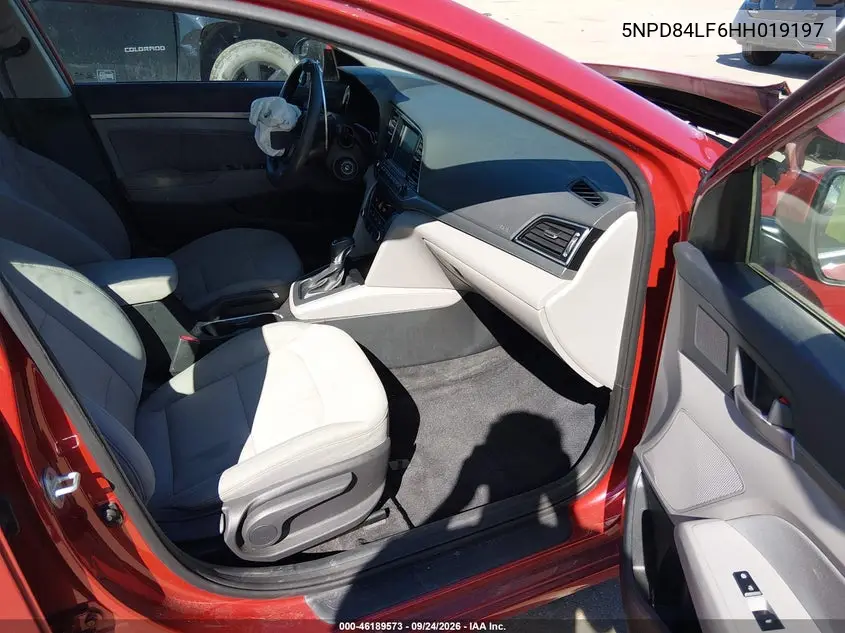 2017 HYUNDAI ELANTRA VIN 5NPD84LF6HH019197 — фото 5