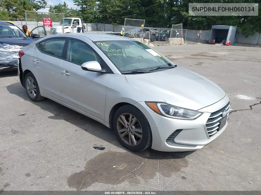 HYUNDAI ELANTRA 2017, VIN 5NPD84LF0HH060134
