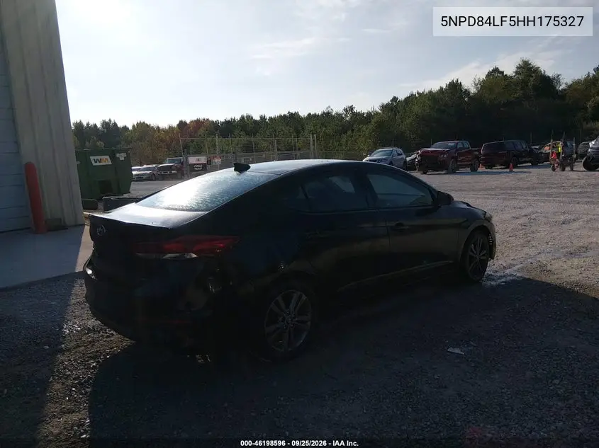 2017 HYUNDAI ELANTRA VIN 5NPD84LF5HH175327 — фото 4