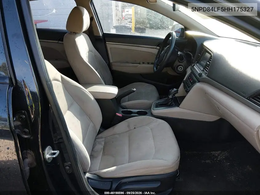 2017 HYUNDAI ELANTRA VIN 5NPD84LF5HH175327 — фото 5