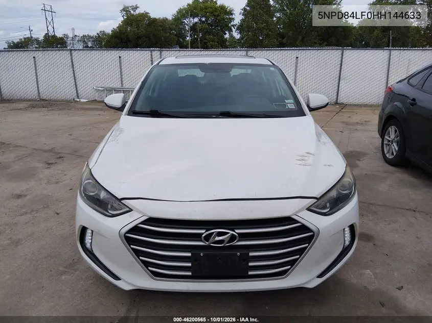 2017 HYUNDAI ELANTRA VIN 5NPD84LF0HH144633 — фото 11