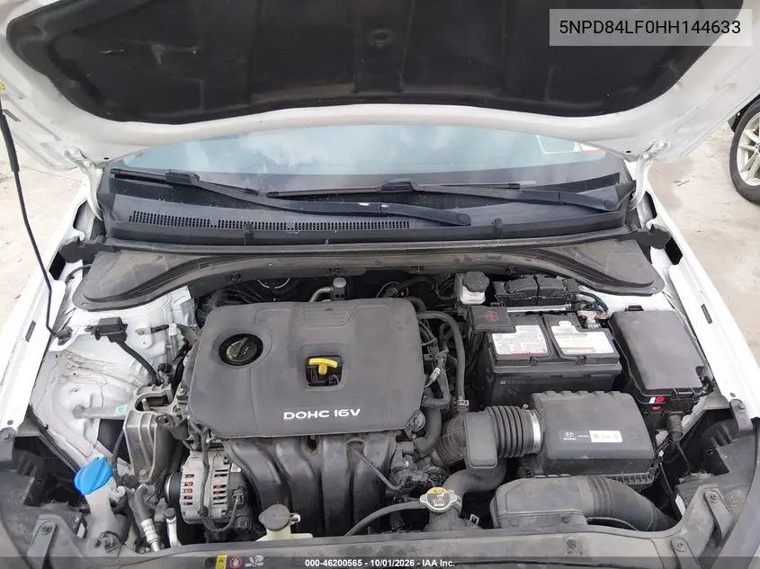 2017 HYUNDAI ELANTRA VIN 5NPD84LF0HH144633 — фото 9