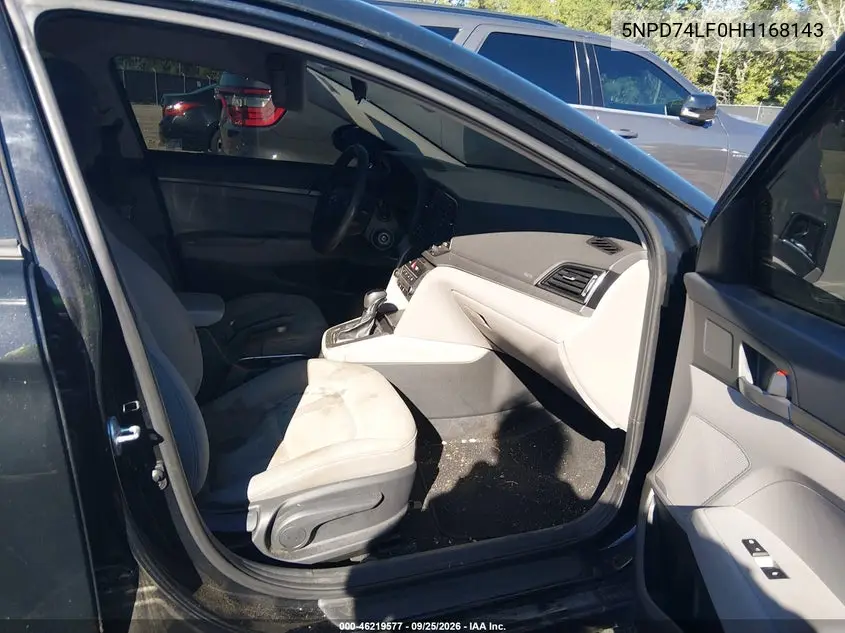 2017 HYUNDAI ELANTRA VIN 5NPD74LF0HH168143 — фото 5
