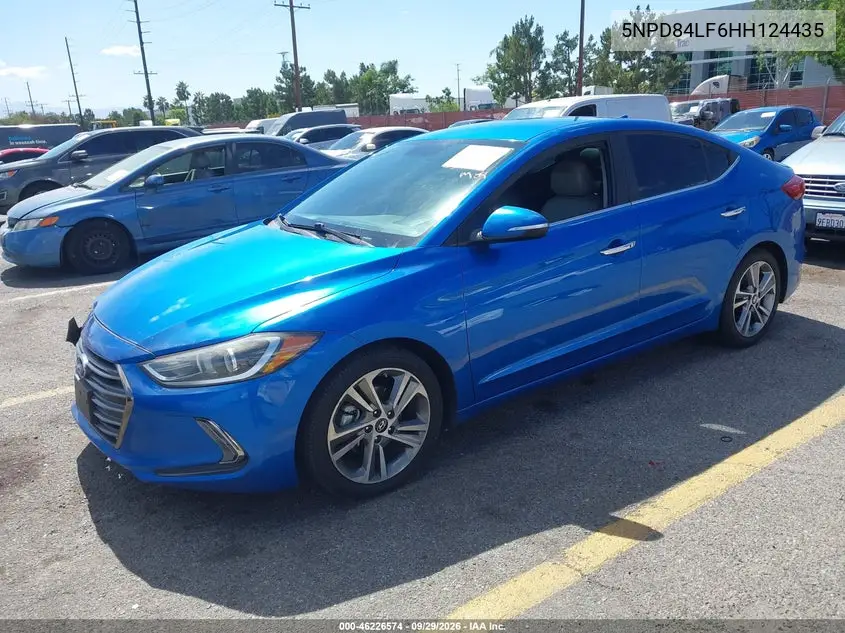 2017 HYUNDAI ELANTRA VIN 5NPD84LF6HH124435 — фото 2