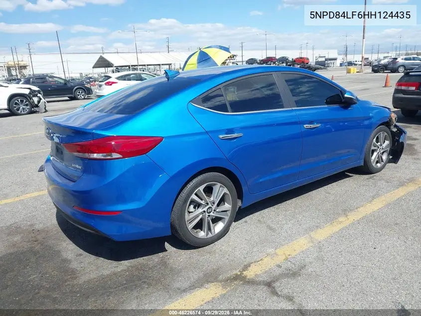 2017 HYUNDAI ELANTRA VIN 5NPD84LF6HH124435 — фото 4