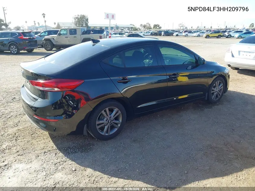 2017 HYUNDAI ELANTRA VIN 5NPD84LF3HH209796 — фото 4