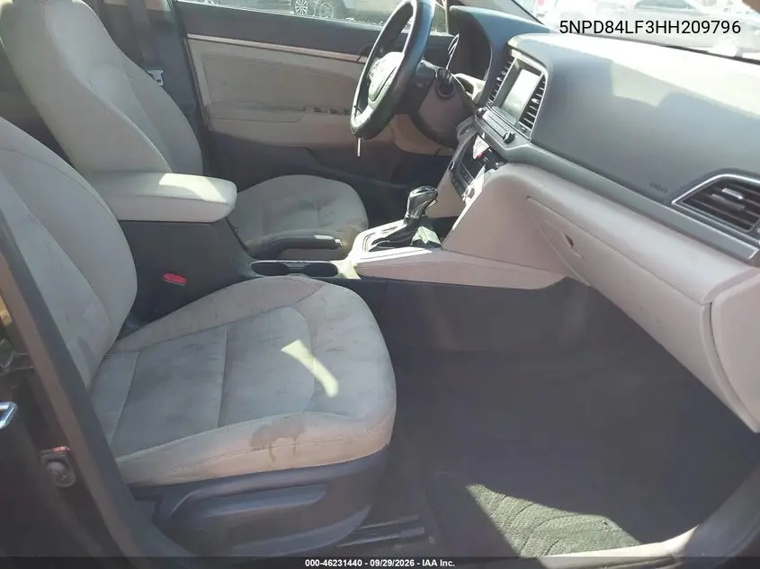 2017 HYUNDAI ELANTRA VIN 5NPD84LF3HH209796 — фото 5