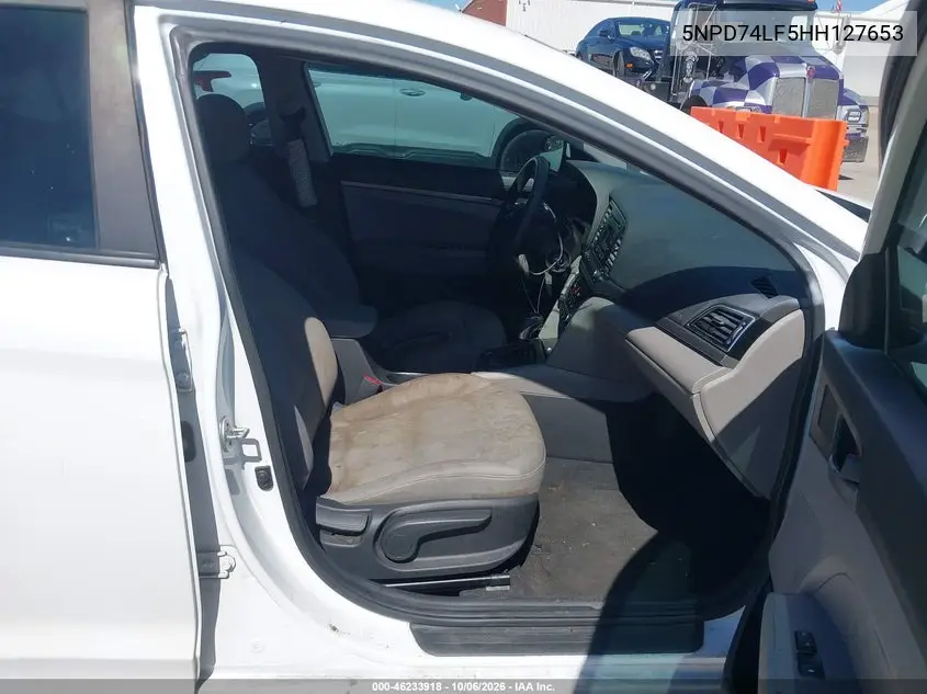 2017 HYUNDAI ELANTRA VIN 5NPD74LF5HH127653 — фото 5